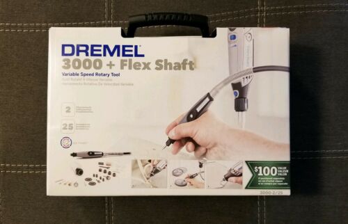 Dremel 3000 Variable Speed Rotary Tool 25-pc Kit with Flex Shaft