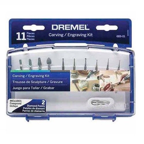 ??Dremel 689-03 Rotary Tool Carving and Engraving Accessory Kit