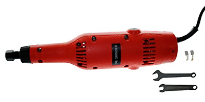 Omni High Speed 25,000 Rpm 1/4 Inch Electric Die Grinder W Carbon Brushes - Red