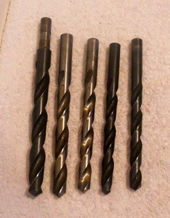 5 -  VARIED METAL CUT DRILL BITS LARGER THAN 3/8