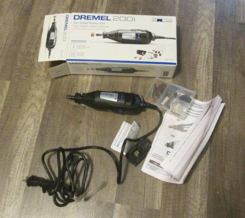 Dremel 200 Series Rotary Tool - Complete - Used Once!