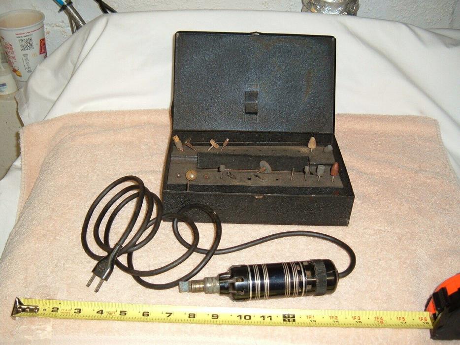Vintage Electric DREMMEL TOOL with Accessories