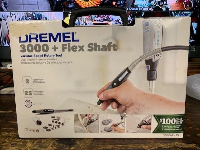 *Dremel 3000 + Flex Shaft 2/25 Variable Speed 28 Pc Rotary Tool Brand New