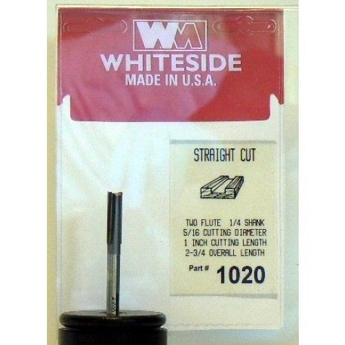 Whiteside 1020 Carbide Tipped Straight Bit 5/16