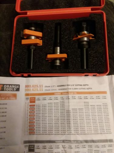 CMT 800.625.11 3-Piece  router bit set, 1/2-Inch Shank