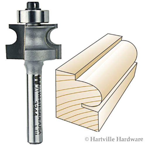 WHITESIDE #3244 EDGE BEADING BIT - 1/4