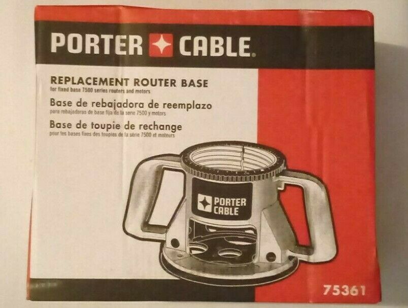 **NIB** Porter Cable Router Base Replacement #75361