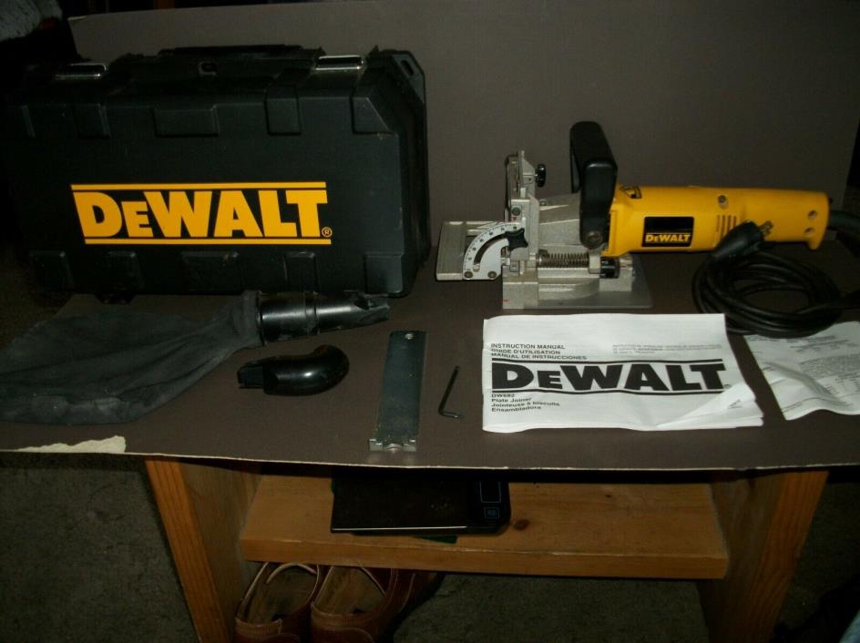 Used Dewalt DW682 Plate Jointer Biscuit Cutter with Case