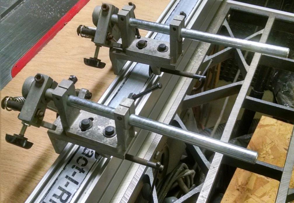 Router Table & Table Saw Anti-Kickback Fence Feeder Safety Roller System