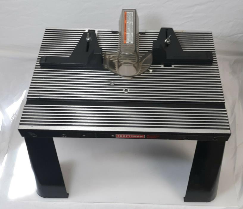 Craftsman Router Table with Bit Guard
