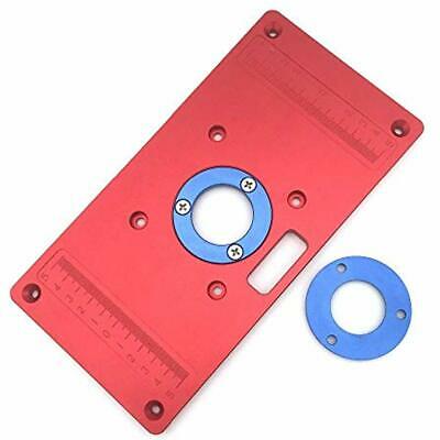 Universal Router Table Insert Plate Aluminium Alloy For DIY Woodworking Machine