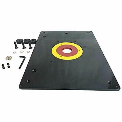 Big Horn Inch Router Table Insert Plate With Guide Pin Snap Rings Gift New Decor