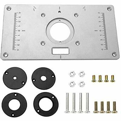 Aluminum Router Table Insert Plate The Trim Panel For Woodworking Benches With 4