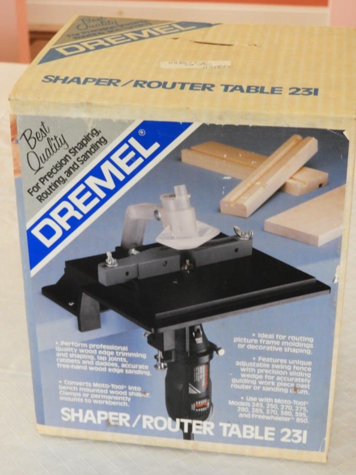 New Dremel Shaper /Router Table 231 in Box