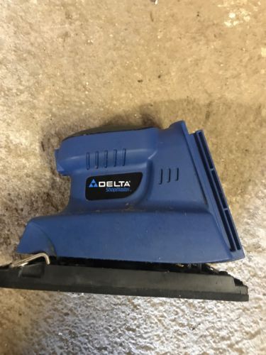 Delta Shopmaster Cordless 18V ? Pad Sander Model CL180PS Blue