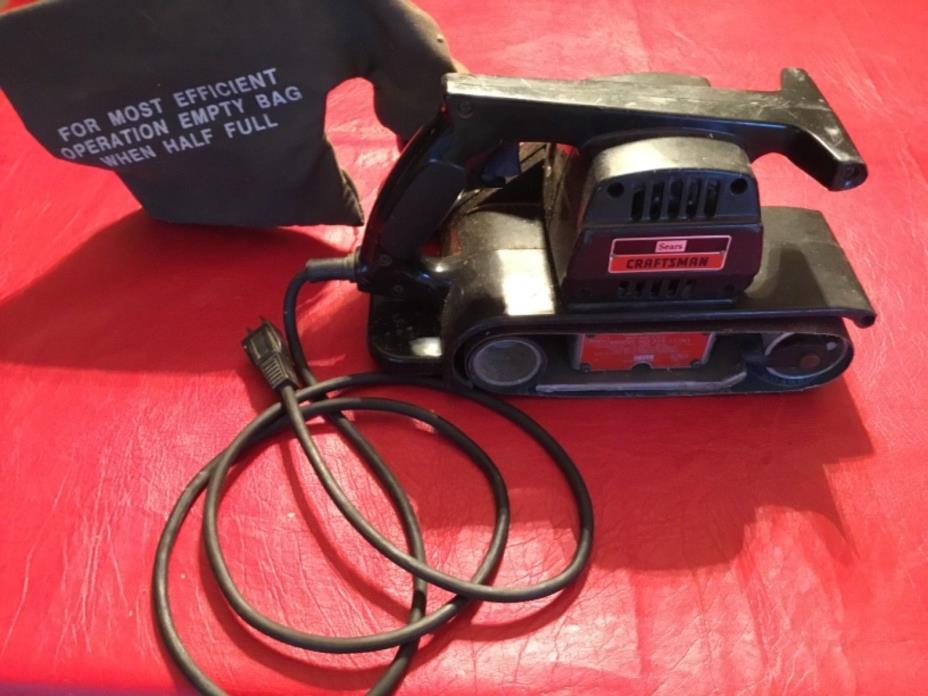 Sears Craftsman 3” Dustless Belt Sander Model 315.11751