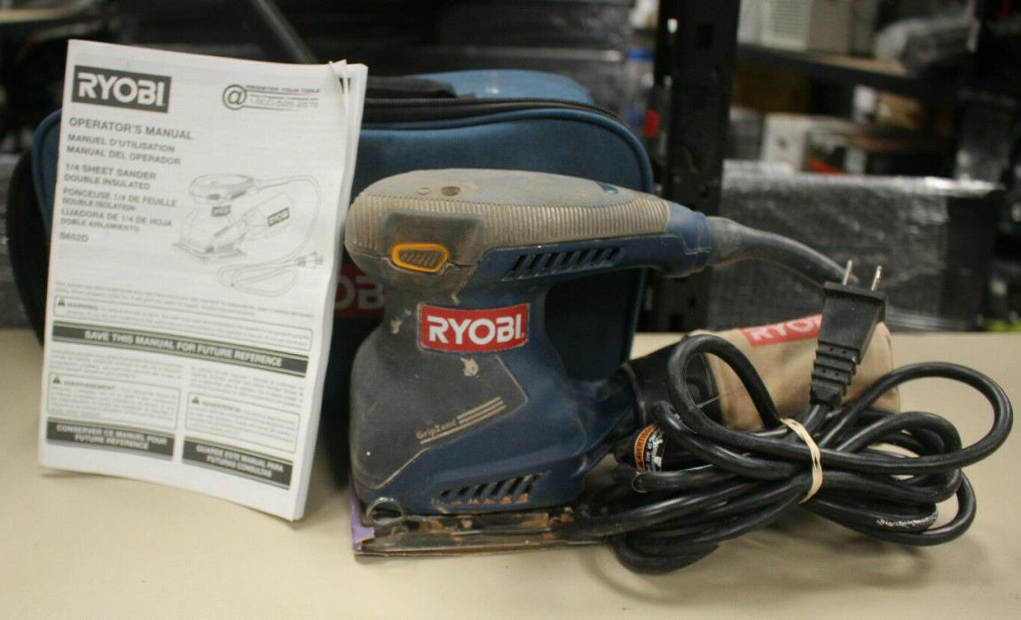 (MA2) Ryobi S652D 1/4 Sheet Sander