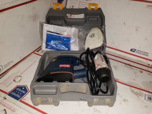 Ryobi Corner Cat Sander With Dust Collector, Case, Pads And Pad Guard