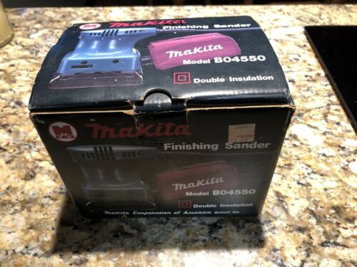 PRE-OWNED & TESTED MAKITA #B04550 1/4 SHEET 1.6A 14,000 OPM FINISHING SANDER