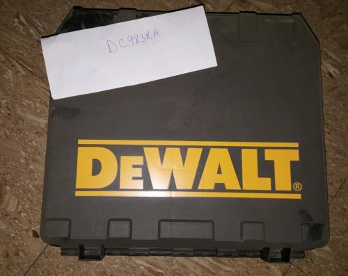 USED DEWALT DC983KA Cordless DRILL HARD PLASTIC * CASE ONLY * With METAL LATCHES
