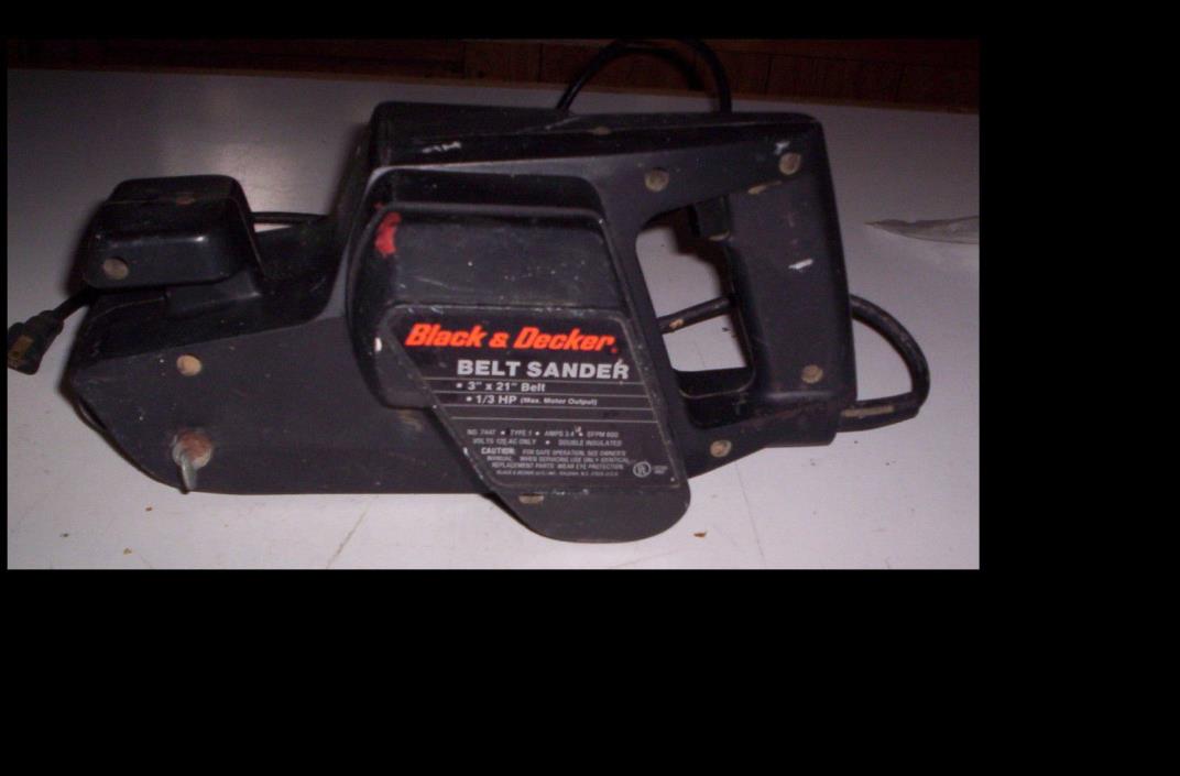 BLACK & DECKER Belt Sander 3 x 21