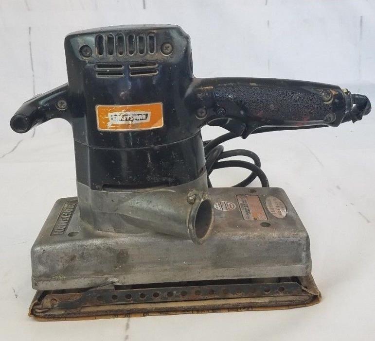 Sears Craftsman Sander 315.1168 Used Double Insulated Dual Motion  Free Ship A15
