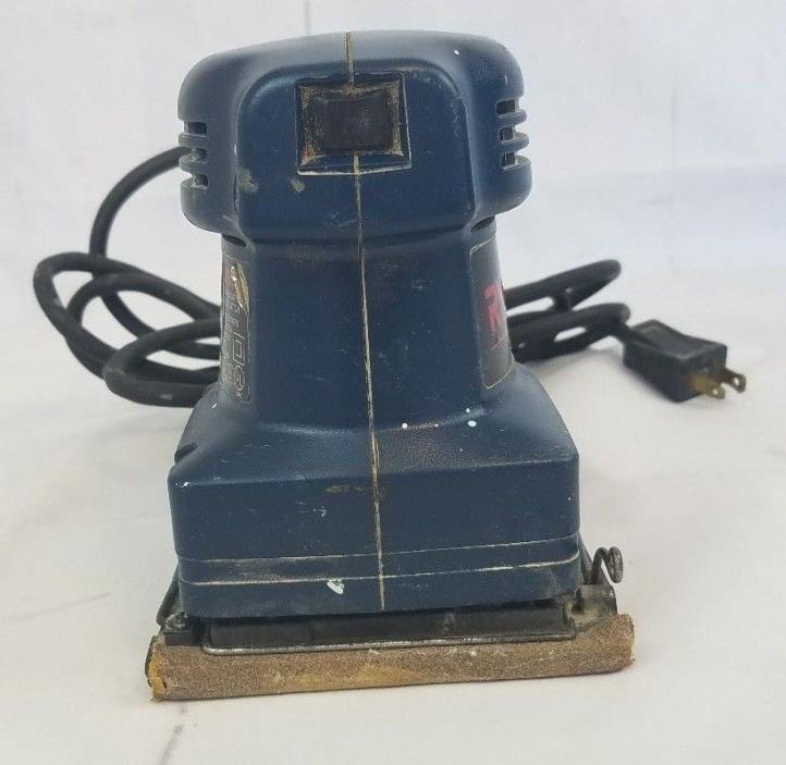 Random oribital Rotary palm sander & RYOBI S-605D8 1/4 SHEET PALM SANDER   A15