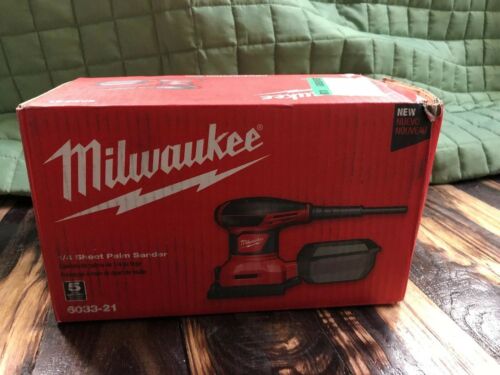 Milwaukee 1/4 Sheet Palm Sander, Model# 6033-21