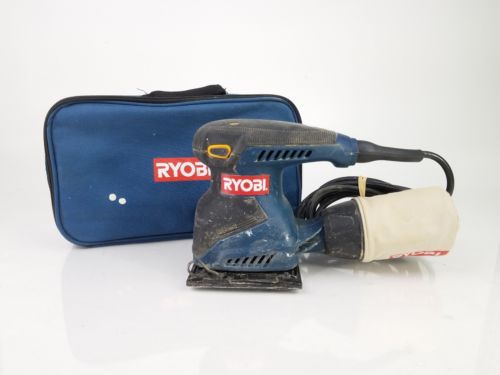 RYOBI 1/4 SHEET ELECTRIC PALM SANDER #S652D WITH DUST BAG FREE SHIPPING