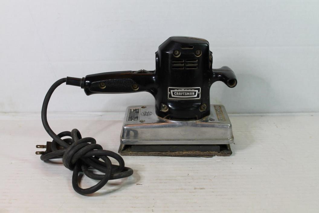 VTG CRAFTSMAN 315.11640 DUAL MOTION SANDER 2.6 AMPS 110V-120V EUC
