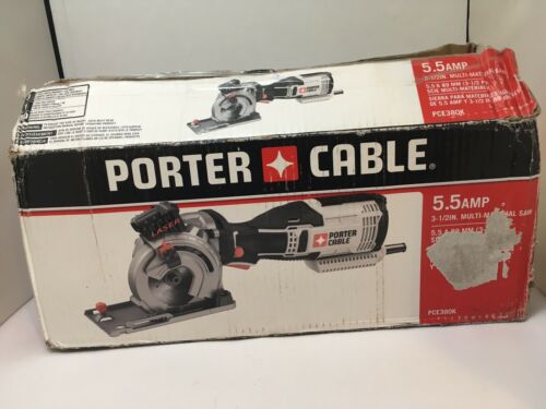 PORTER-CABLE 3-1/2-in 5.5-Amp Compact Circular Saw NEW IN BOX PCE380K
