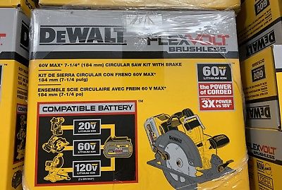 Dewalt DCS575 FLEXVOLT 60V Cordless Brushless 7-1/4