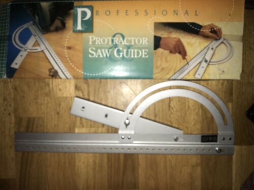 Vintage Professional Circular Saw Protractor Angle Guide Tool Metal !! New