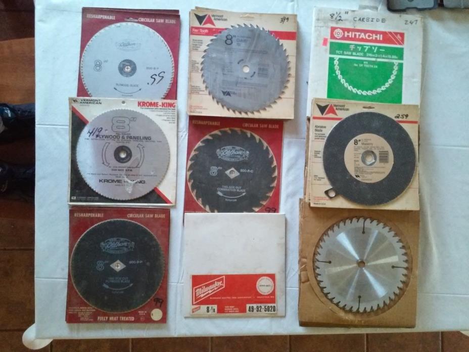 Lot of 23 Saw Blades. 8