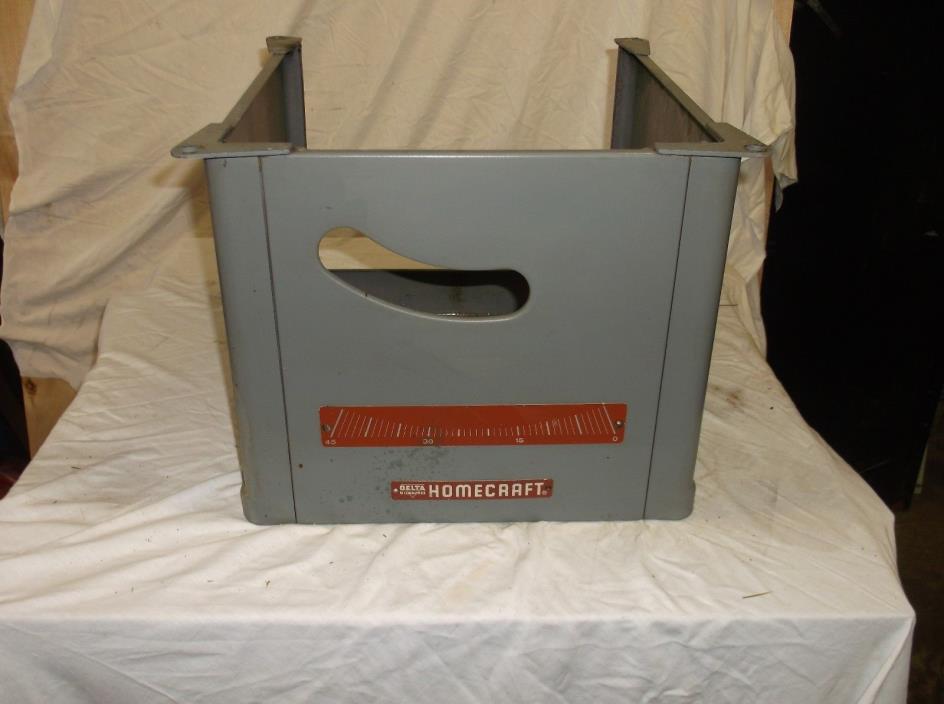Vintage Delta/Milwaukee Homecraft Table Saw Base Cabinet off of Model 34.500
