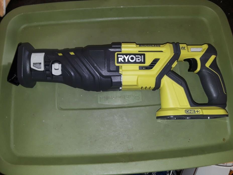 RYOBI P517 18-Volt ONE+ Brushless Reciprocating Saw (TOOL ONLY) Dated 2017