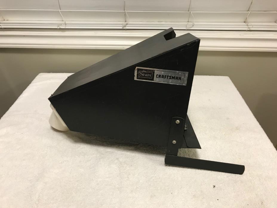 Sears Craftsman Radial Arm Saw Dust Collector Hood Unit & Mounting Brackets