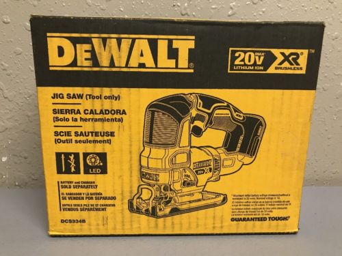 DEWALT DCS334B 20-Volt MAX Lithium-Ion Brushless Cordless Jigsaw (Tool Only) NEW