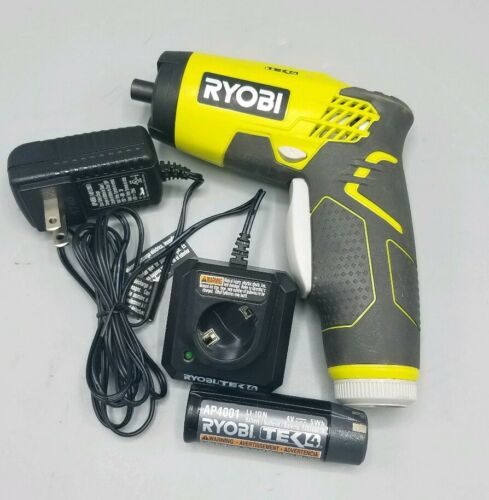 RYOBI 4V LITHIUM-ION SCREWDRIVER HP54L. FREE SHIPPING.