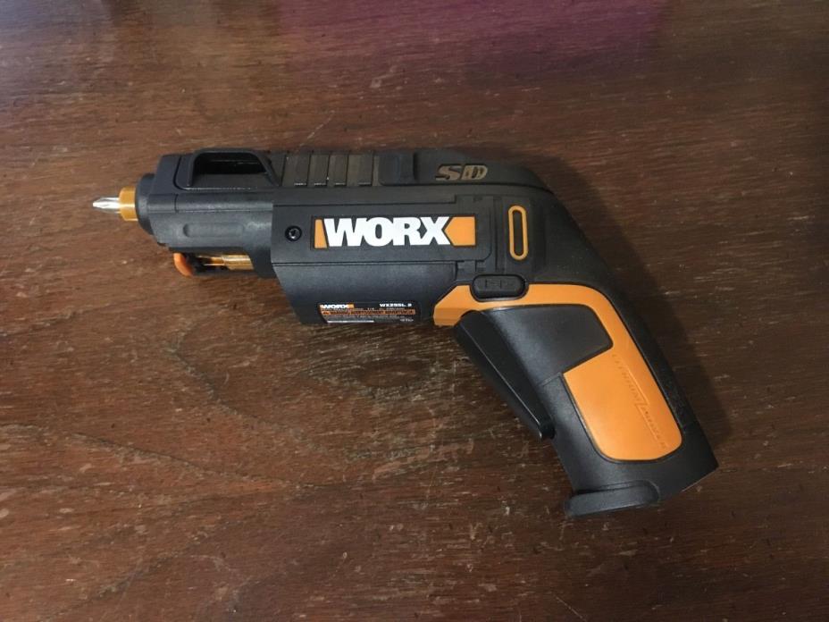 Worx 4V Cordless Screwdriver Model WX255L___No Battery Charger.