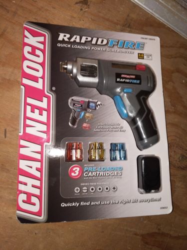 Channel Lock Rapid Fire Quick Loading Power Screwdriver ~New,  Factory Sealed