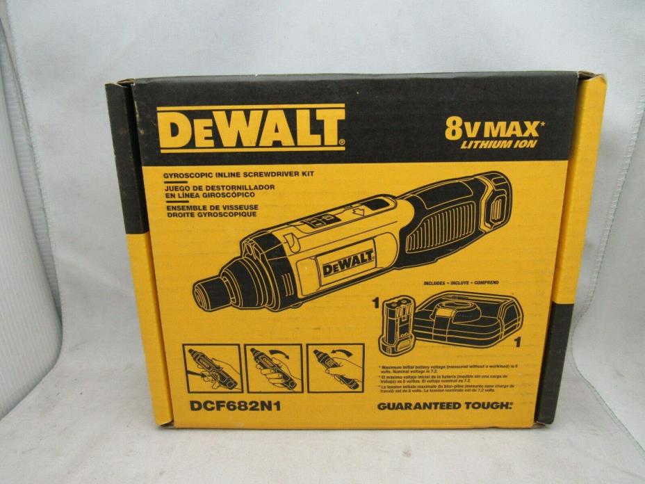 Dewalt DCF682N1 Gyroscopic Inline Screwdriver Kit 221613