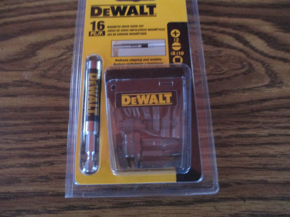 New! DEWALT DW2053 16 Piece Drive Guide Set free shipping