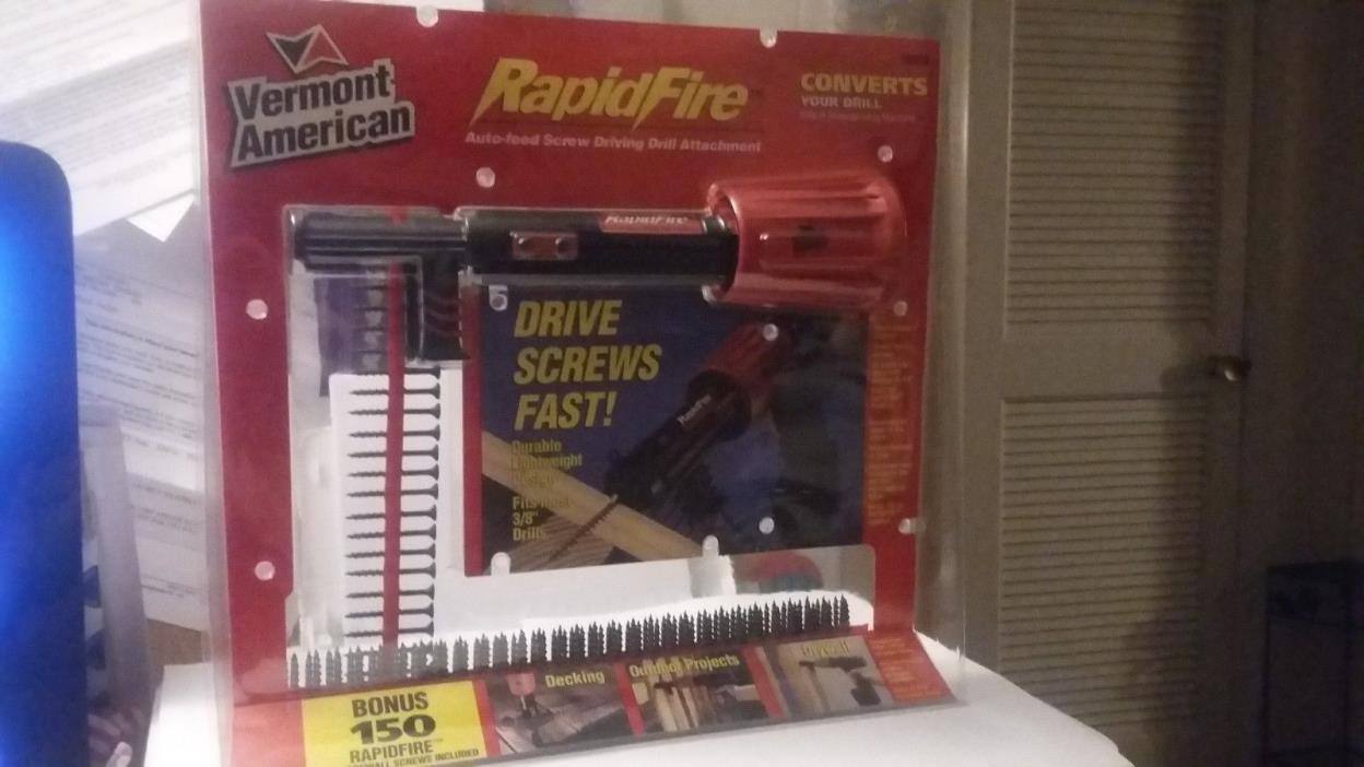 VERMONT AMERICAN 2  RAPID FIRE AUTO FEED SCREW DRIVING DRILL ATTACHMENT 14880