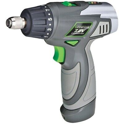 Genesis GLSD72A 7.2-Volt Cordless Li-Ion 2-Speed Screwdriver