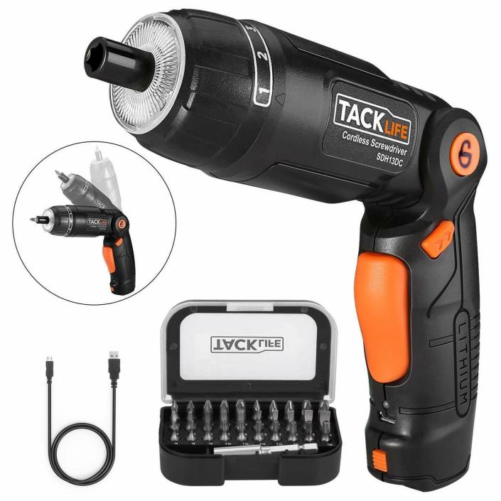 Electric Screwdriver, SDH13DC Cordless Rechargeable Screwdriver 3.6V 2.0Ah Lithi