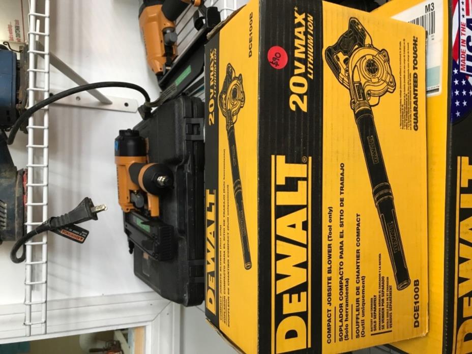 NEW IN BOX Dewalt DCE100B 20V Cordless Blower 20 Volt MAX Compact Jobsite 100CFM