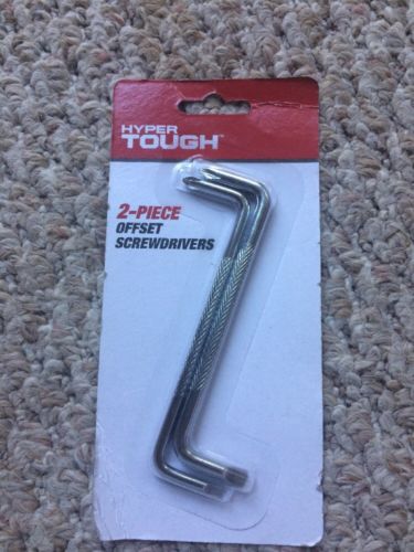 Hyper Tough 2-Piece Offset Screwdriver NIP
