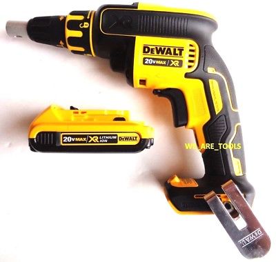 DeWalt DCF620 20V Cordless Drywall Screwgun, 1) DCB203 2.0 Battery Drill 20 Volt