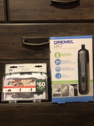 Dremel GO-01 4V Max Cordless Screwdriver Combo, Cordless . 5 Piece Cutting Kit!!